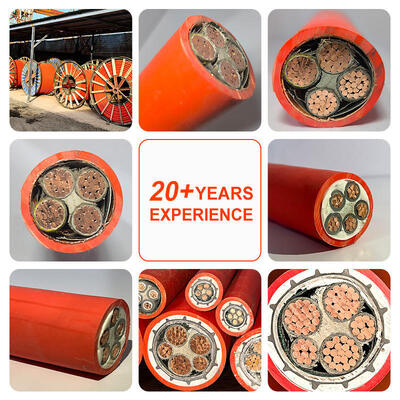 Minfeng 1000V Four Core Fire Proof Electrical Cable